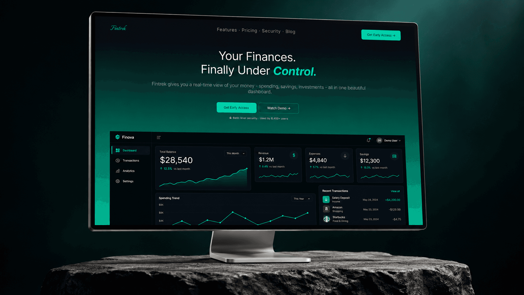 Fintek – Personal Finance Dashboard