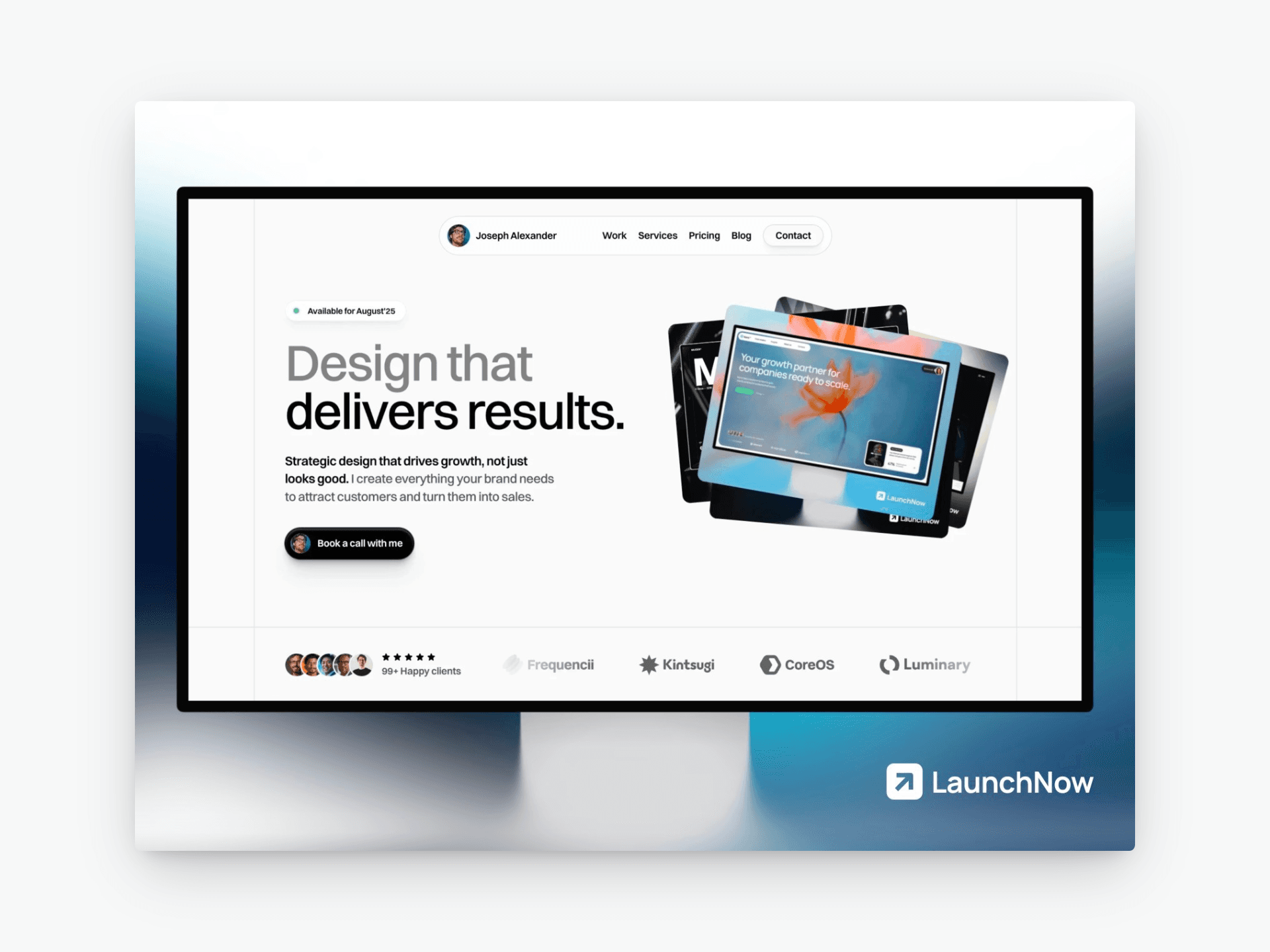 A complete, project-focused portfolio template built for freelancers and creatives. Includes CMS-powered case studies and a clean, structured layout designed to convert visitors into client inquiries.